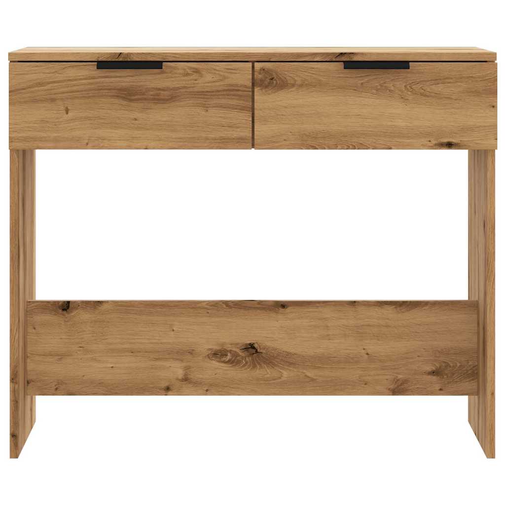 Artisan Oak Console Table 90x36x75 cm - Engineered Wood