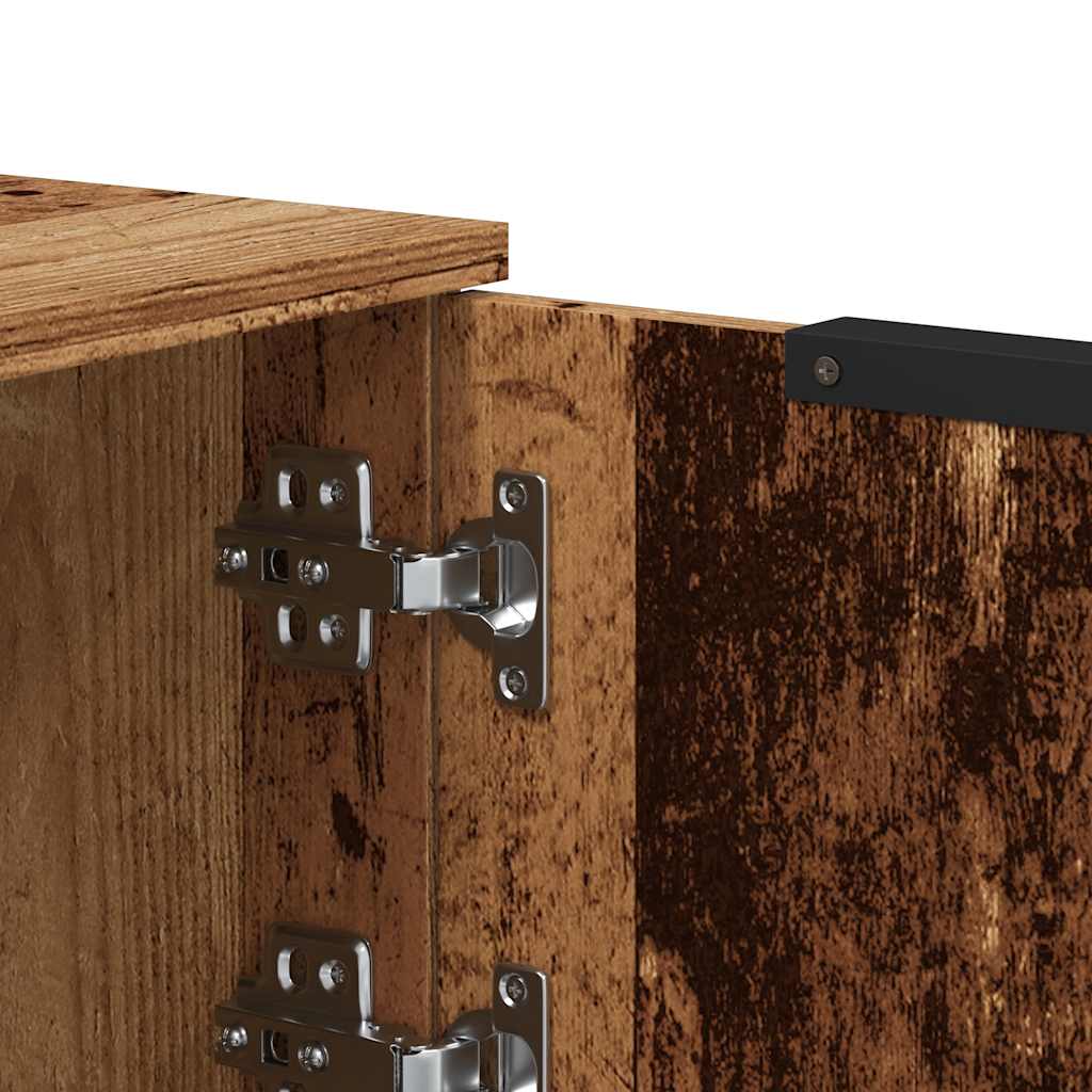TV Cabinet Old Wood 102x35x36.5 cm Engineered Wood
