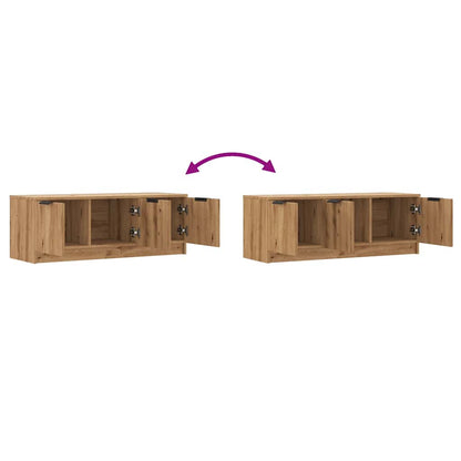 TV Cabinet Artisan Oak 102x35x36.5 cm Engineered Wood