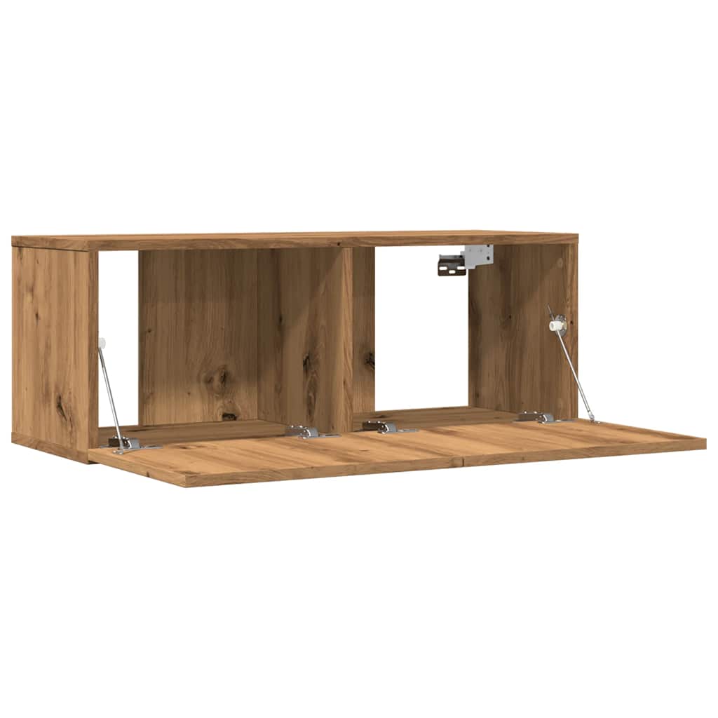 TV Cabinets Wall-mounted 2 pcs Artisian Oak 80x30x30 cm