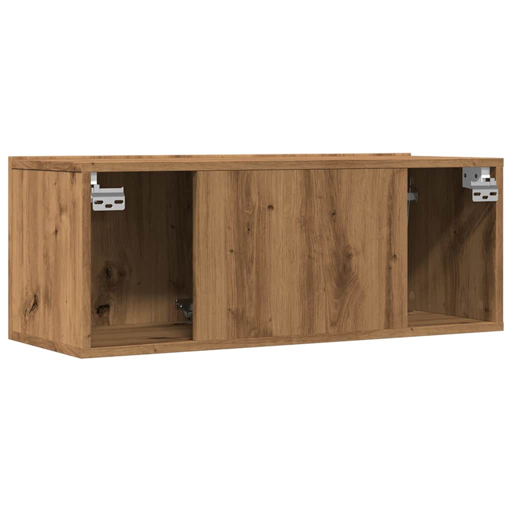 TV Cabinets Wall-mounted 2 pcs Artisian Oak 80x30x30 cm