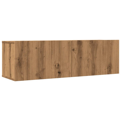 TV Cabinets Wall-mounted 2 pcs Artisian Oak 100x30x30 cm