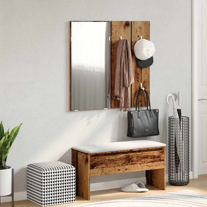 Vintage Hallway Furniture Set in Old Engineered Wood Finish