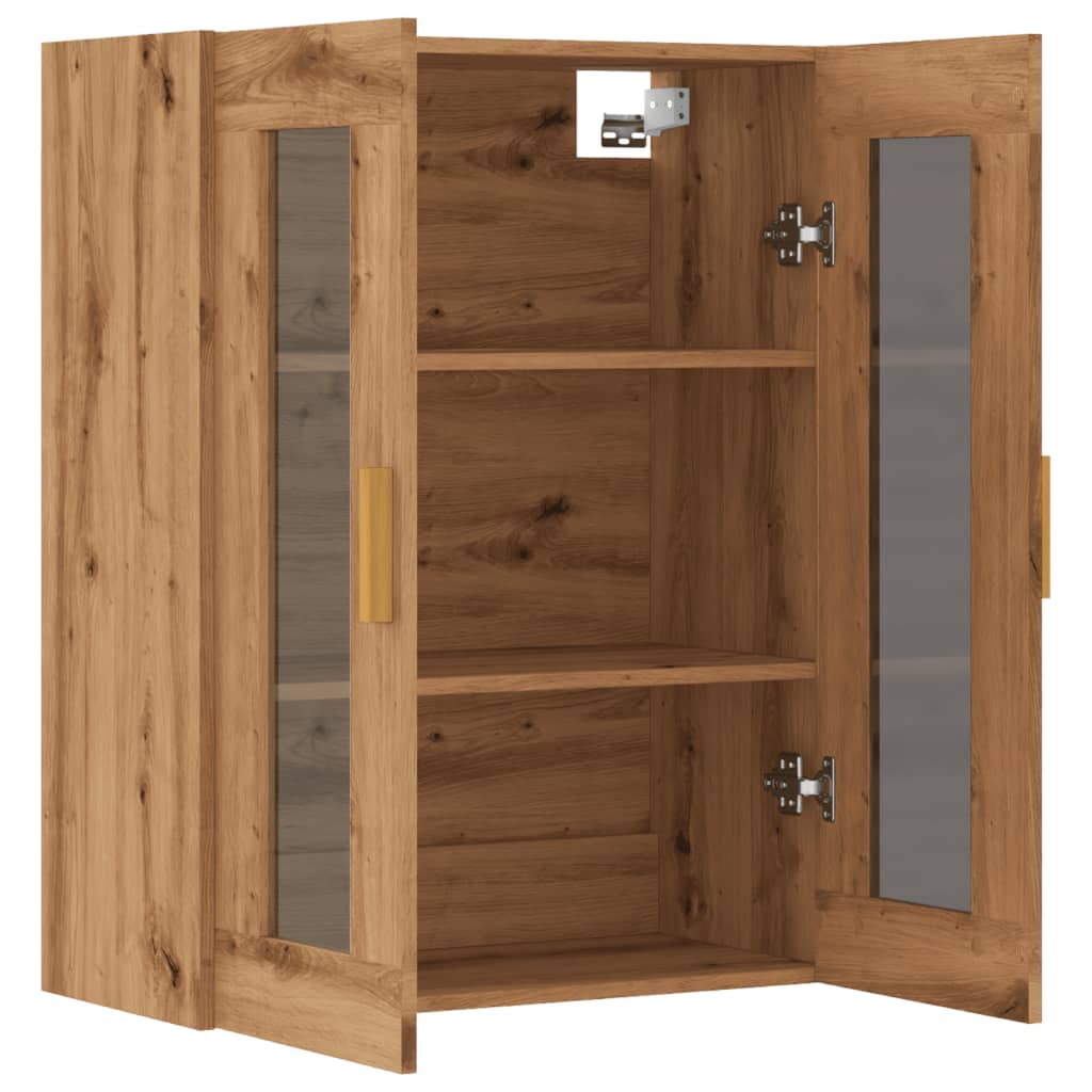 Hanging Wall Cabinet Artisian Oak 69.5x34x90 cm