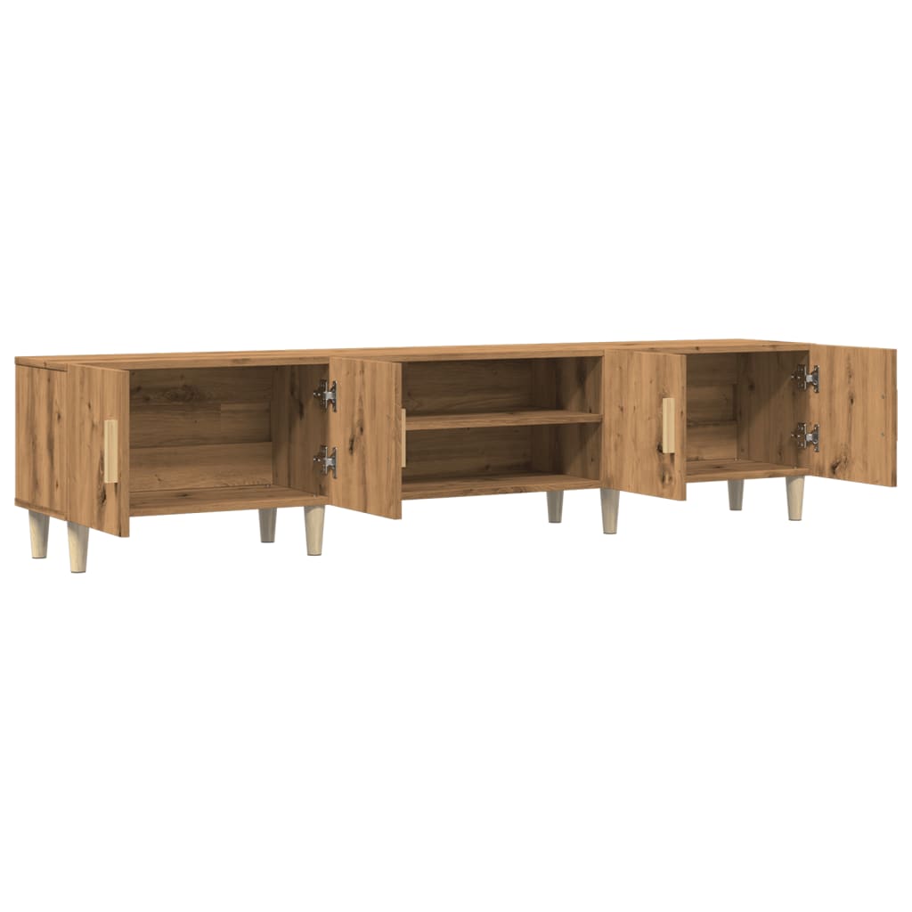 TV Cabinet Artisan Oak 180x31.5x40 cm Engineered Wood