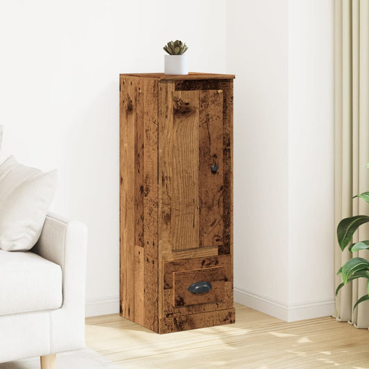 Vintage Look Highboard – 36x35.5x103.5 cm, Engineered Wood Finish