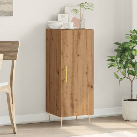 Artisan Oak Sideboard - Engineered Wood, 34.5x34x90 cm
