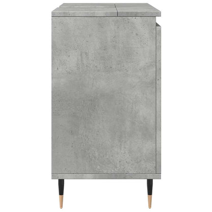 Concrete Grey Bathroom Cabinet 58x33x60 cm - Engineered Wood