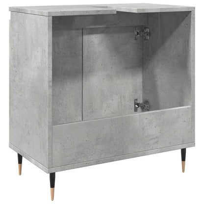Concrete Grey Bathroom Cabinet 58x33x60 cm - Engineered Wood