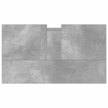 Concrete Grey Bathroom Cabinet 58x33x60 cm - Engineered Wood