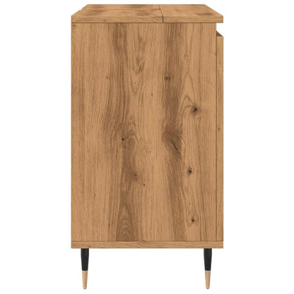 Stylish Artisan Oak Bathroom Cabinet 58x33x60 cm - Engineered Wood