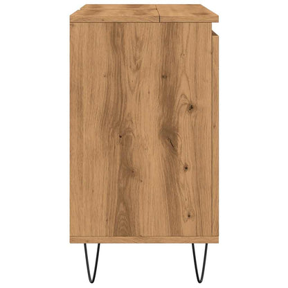 Artisan Oak Bathroom Cabinet, Engineered Wood, 58x33x60 cm