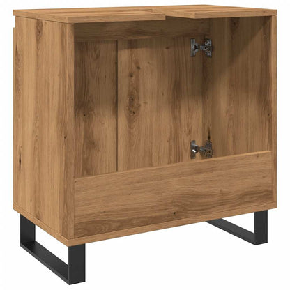 Artisan Oak Bathroom Cabinet 58x33x60 cm - Engineered Wood