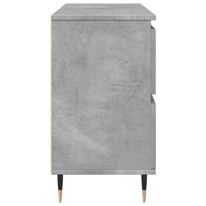 Concrete Grey Bathroom Cabinet 80x33x60 cm - Engineered Wood