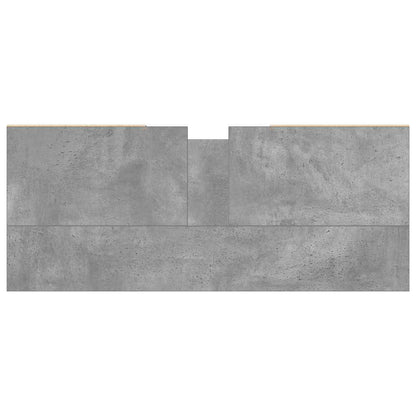Concrete Grey Bathroom Cabinet 80x33x60 cm - Engineered Wood