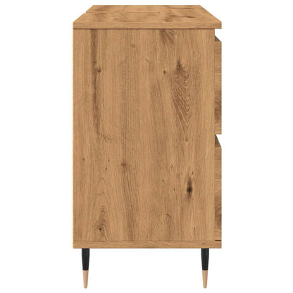 Bathroom Cabinet Artisan Oak 80x33x60 cm Engineered Wood