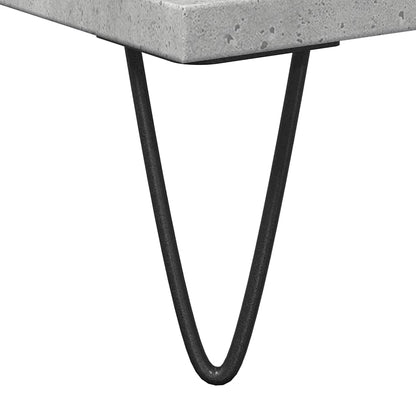 Concrete Grey Bathroom Cabinet, 80x33x60 cm, Engineered Wood