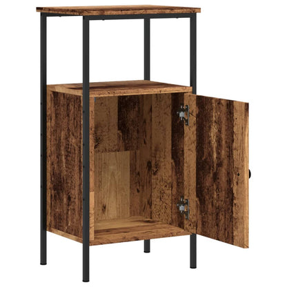 Bedside Cabinet Old Wood 41x31x80 cm Engineered Wood