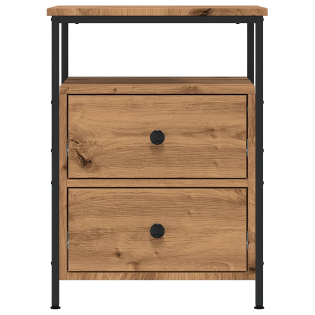 Bedside Cabinet Artisan Oak 44x45x60 cm Engineered Wood