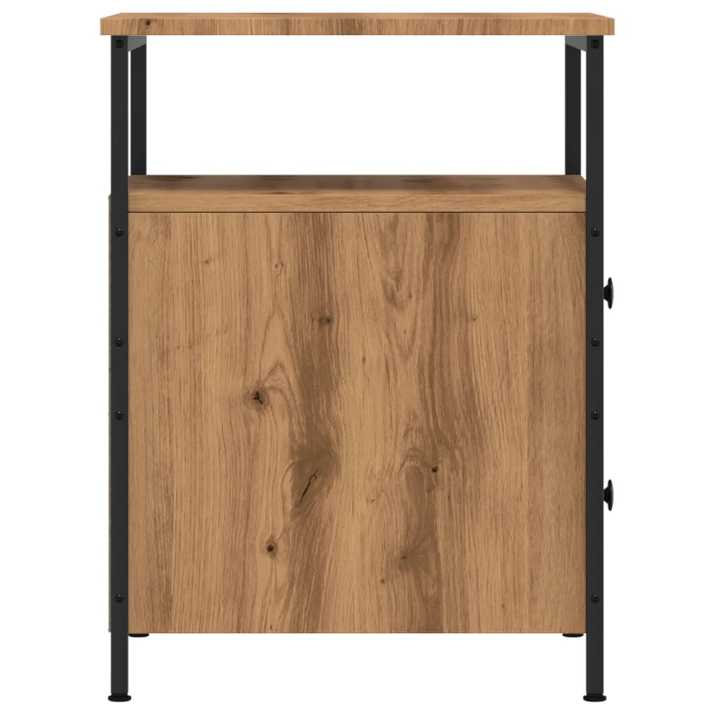 Bedside Cabinet Artisan Oak 44x45x60 cm Engineered Wood