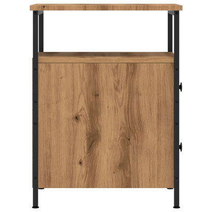 Bedside Cabinet Artisan Oak 44x45x60 cm Engineered Wood