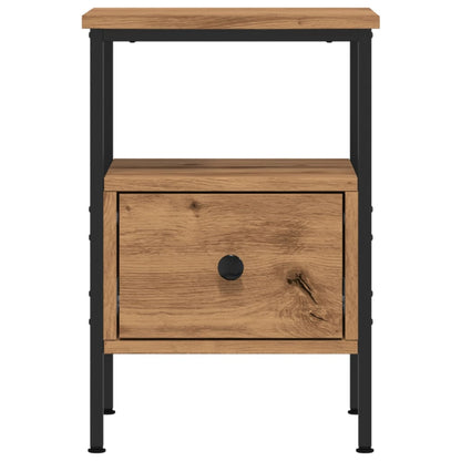 Bedside Cabinets 2 pcs Artisan Oak 34x36x50 cm Engineered Wood