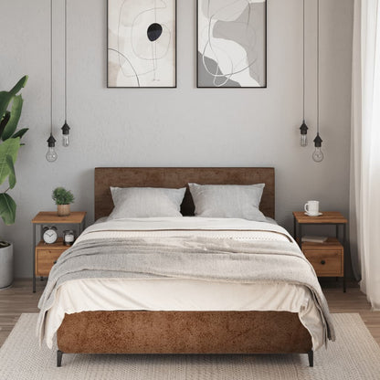 Bedside Cabinets 2 pcs Artisan Oak 34x36x50 cm Engineered Wood