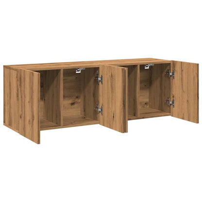 TV Cabinets Wall-mounted 2 pcs Artisian Oak 60x30x41 cm
