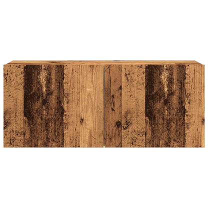 TV Cabinet Wall-mounted Old Wood 100x30x41 cm
