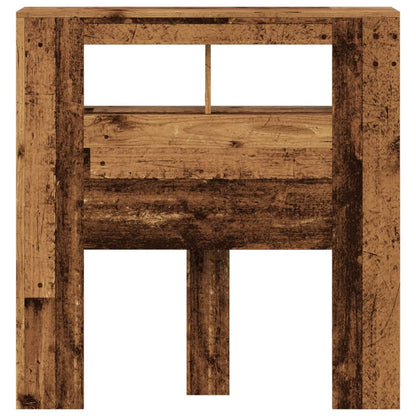 Rustic LED Headboard - Old Wood, 100x18.5x103.5 cm, Engineered Wood
