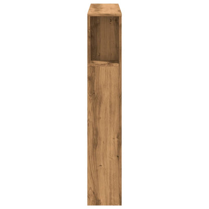 Artisan Oak LED Headboard, 100x18.5x103.5cm, Engineered Wood
