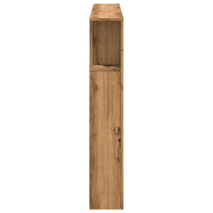 Artisan Oak LED Headboard 140cm - Stylish Engineered Wood Design