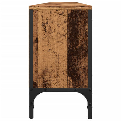 TV Cabinet with Drawer Old Wood 200x25x44 cm Engineered Wood