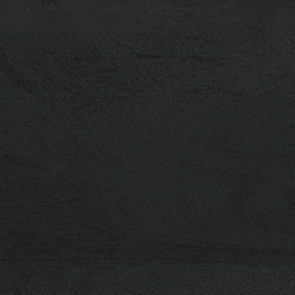 Set of 2 Solid Wood Mango Bedside Cabinets - Black, 40x33x46 cm