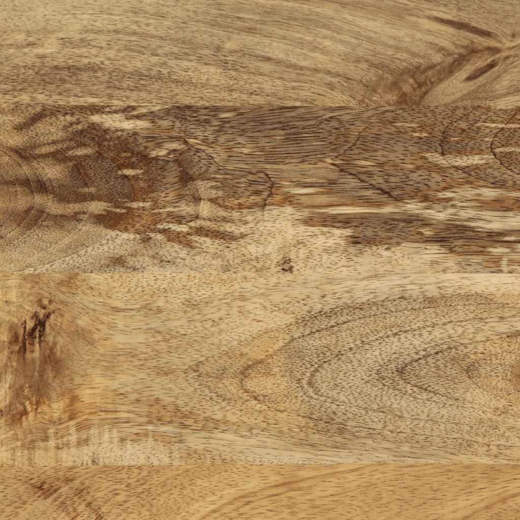 Solid Mango Wood Bedside Cabinet - Brown, 40x33x46 cm