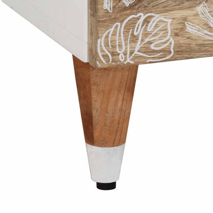 Solid Mango Wood Bedside Cabinets 2pcs - 40x33x46 cm