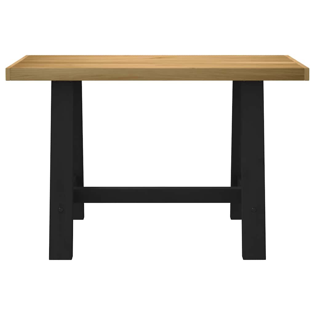 Solid Pine Desk with A-Shaped Legs, 120x50x75 cm