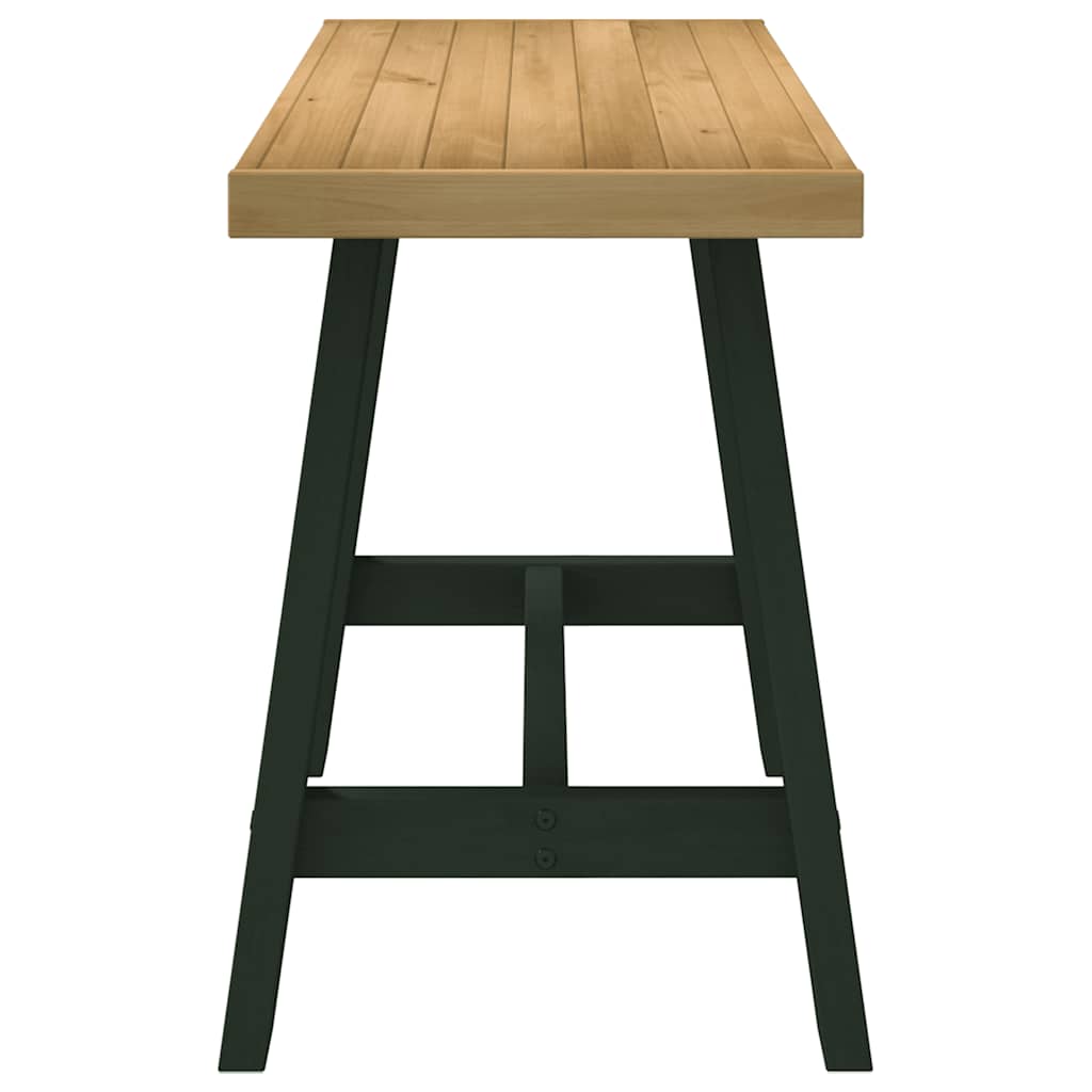 Solid Pine Desk with A-Shaped Legs, 120x50x75 cm