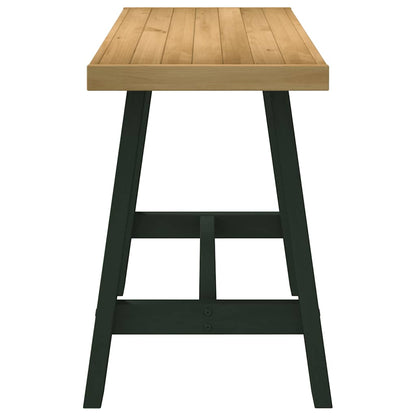 Solid Pine Desk with A-Shaped Legs, 120x50x75 cm