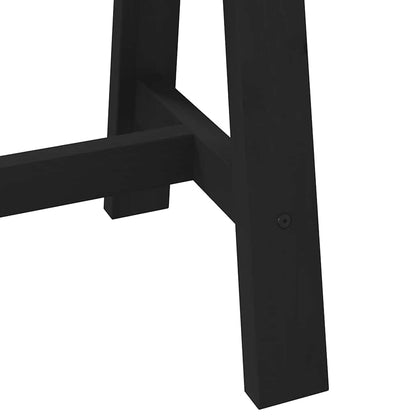 Solid Pine Desk with A-Shaped Legs, 120x50x75 cm