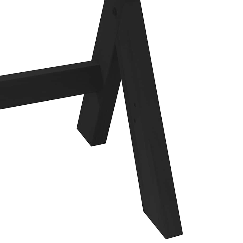 Solid Pine Desk with X-Shaped Legs 120x50x75 cm - NOAIN