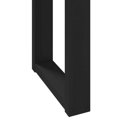 Solid Pine Desk with U-Shaped Legs, 120x50x75 cm