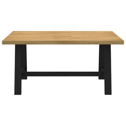 Solid Pine NOAIN Dining Table, A-Shaped Legs, 160x90x75 cm