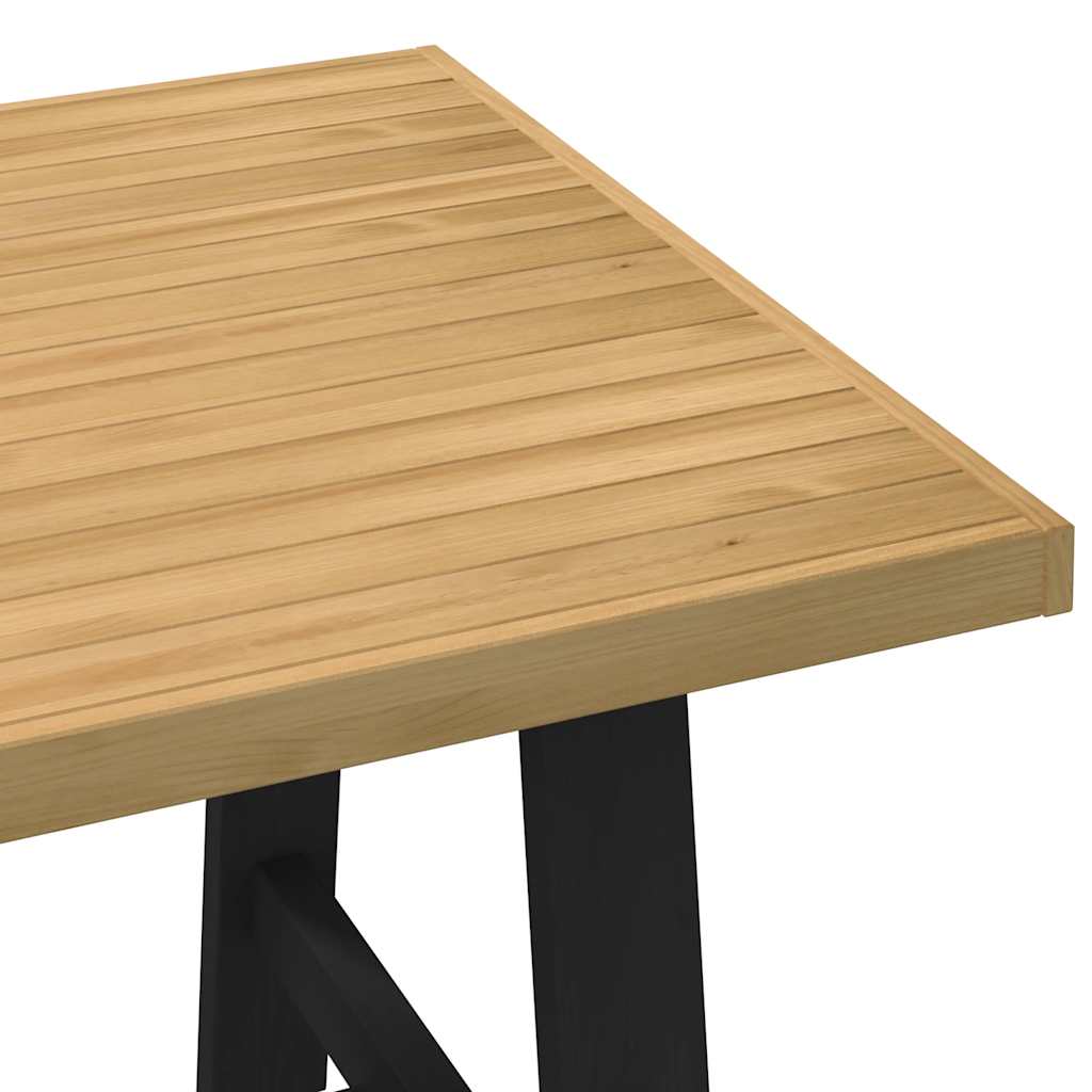 Solid Pine NOAIN Dining Table, A-Shaped Legs, 160x90x75 cm