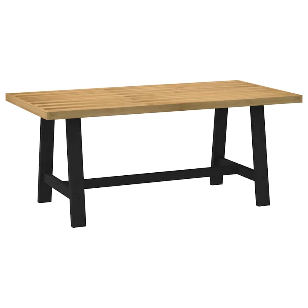 Solid Pine Dining Table NOAIN, A-Shaped Legs, 180x90x75 cm