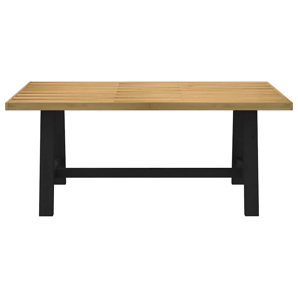 Solid Pine Dining Table NOAIN, A-Shaped Legs, 180x90x75 cm