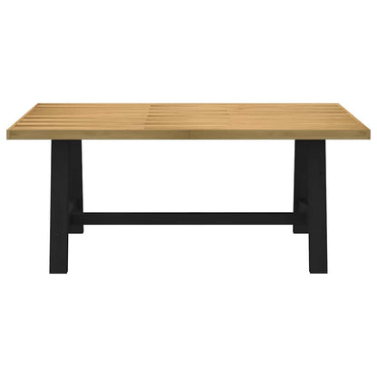 Solid Pine Dining Table NOAIN, A-Shaped Legs, 180x90x75 cm