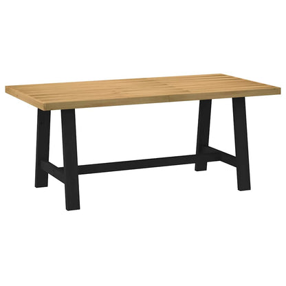 Solid Pine Dining Table NOAIN, A-Shaped Legs, 180x90x75 cm