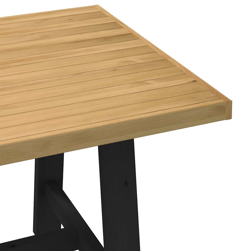 Solid Pine Dining Table NOAIN, A-Shaped Legs, 180x90x75 cm