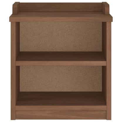 Solid Pine Hallway Bench "SANDNES" 45x40x50 cm - Natural Wood Finish